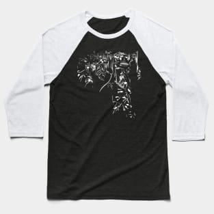 Feudal Japan / abstract medieval city architecture Baseball T-Shirt